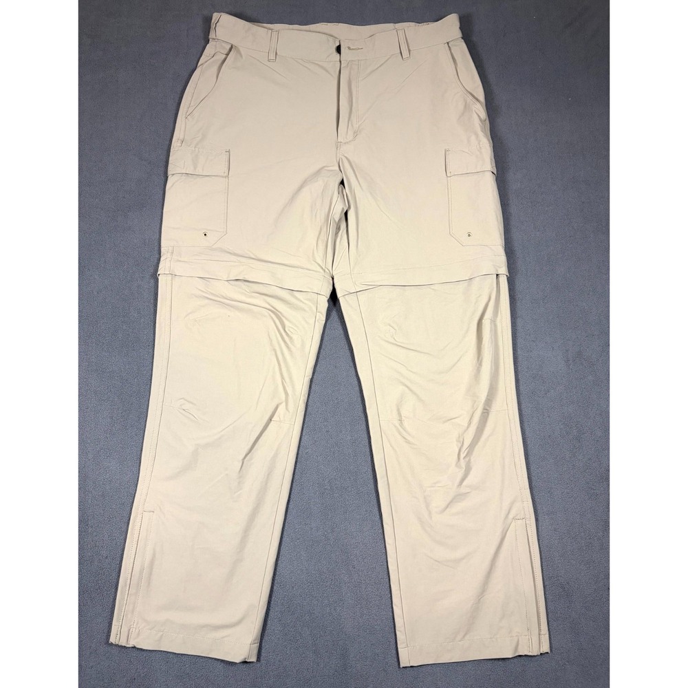 World Wide Sportsman Convertible Pants Men's 36x30 Beige Quick Drying Straight